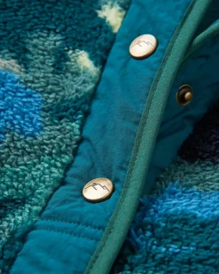 Fleece|Fleece|Passenger Navegado Recycled Soft-Touch Sherpa Fleece - Alpine Camo Rain Forest AlpineCamoRainForest