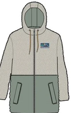 Fleece|Fleece|Passenger Nestling Recycled Polar-Lined Sherpa Fleece - Vintage White VintageWhite