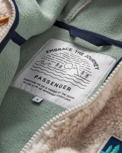 Fleece|Fleece|Passenger Nestling Recycled Polar-Lined Sherpa Fleece - Vintage White VintageWhite