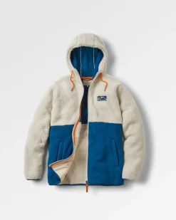 Fleece|Fleece|Passenger Nestling Recycled Polar-Lined Sherpa Fleece - Tidal Blue TidalBlue