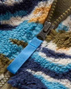 Fleece|Fleece|Passenger Nestling Recycled Polar-Lined Sherpa Fleece - Mount Scenic Khaki Green MountScenicKhakiGreen