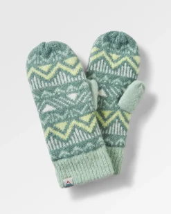 Gloves|Passenger Nettle Recycled Fleece Lined Mittens - Arctic