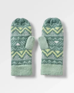 Gloves|Passenger Nettle Recycled Fleece Lined Mittens - Arctic