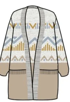 Knitwear|Sweaters|Passenger Nettle Recycled Knitted Cardigan - Birch