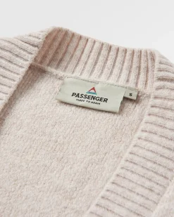 Knitwear|Sweaters|Passenger Nettle Recycled Knitted Cardigan - Birch