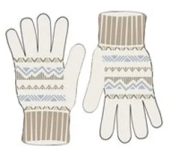 Gloves|Gloves|Passenger Nettle Recycled Knitted Gloves - Birch