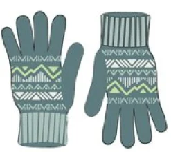 Gloves|Gloves|Passenger Nettle Recycled Knitted Gloves - Arctic