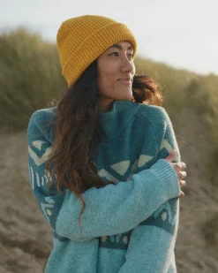 Knitwear|Sweaters|Passenger Nettle Recycled Knitted Sweater - Arctic