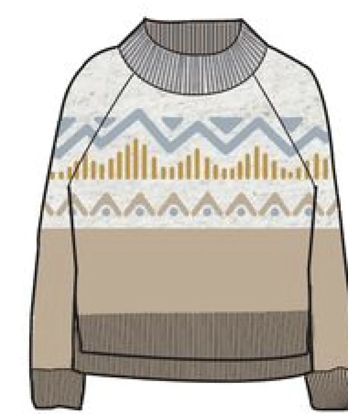 Knitwear|Sweaters|Passenger Nettle Recycled Knitted Sweater - Birch
