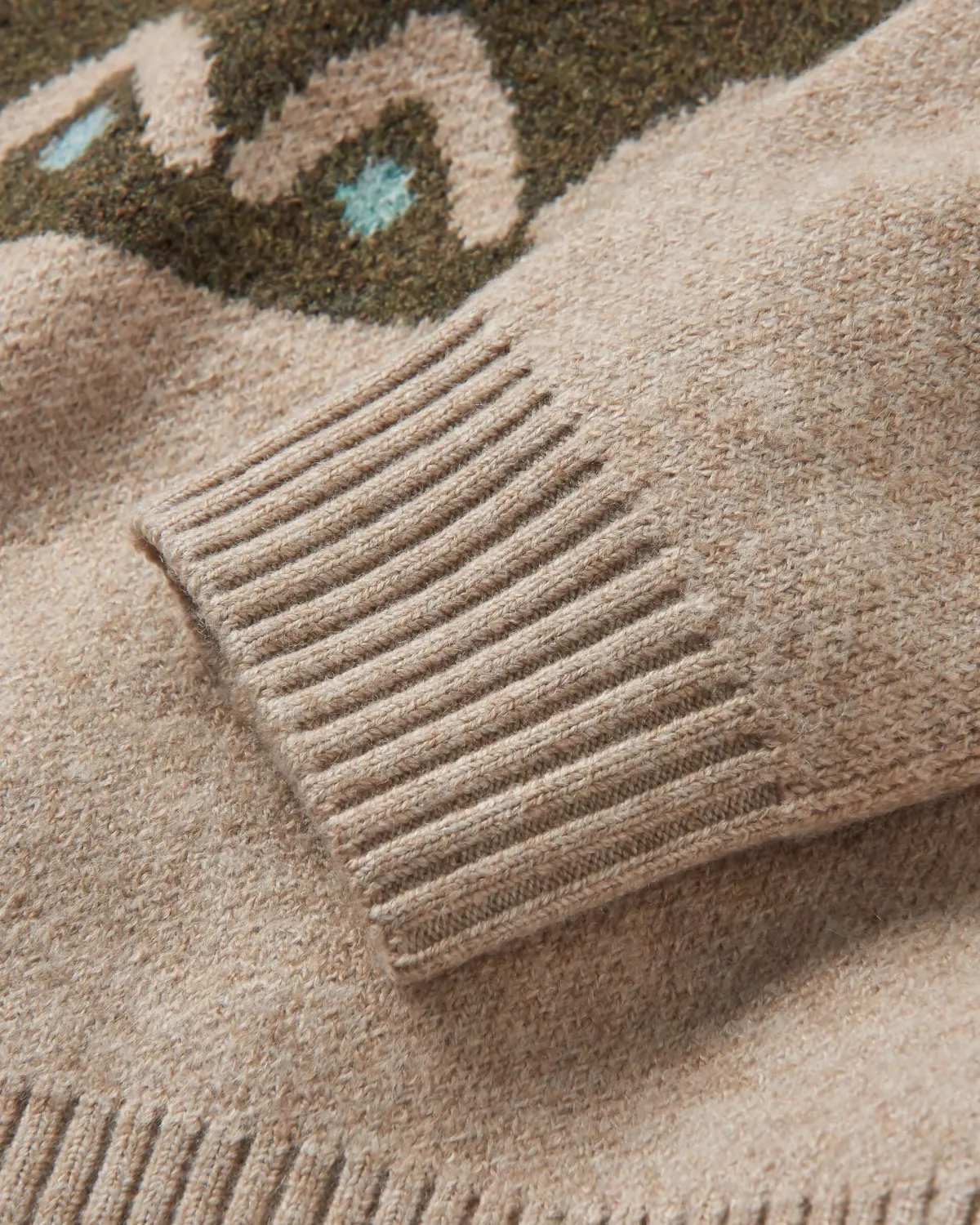 Sweaters|Knitwear|Passenger Nettle Recycled Knitted Sweater - Khaki Green KhakiGreen