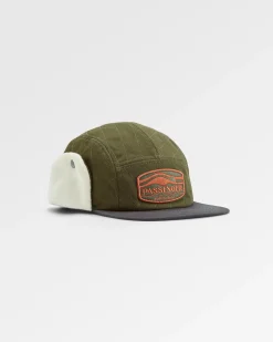 Hats & Caps|Caps & Hats|Passenger Nightfall Recycled Polar Fleece Lined Hat - Dusty Olive DustyOlive