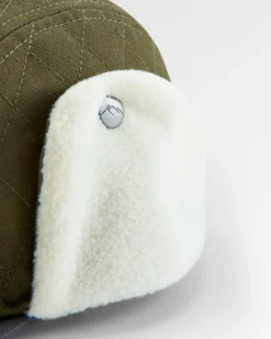 Hats & Caps|Caps & Hats|Passenger Nightfall Recycled Polar Fleece Lined Hat - Dusty Olive DustyOlive