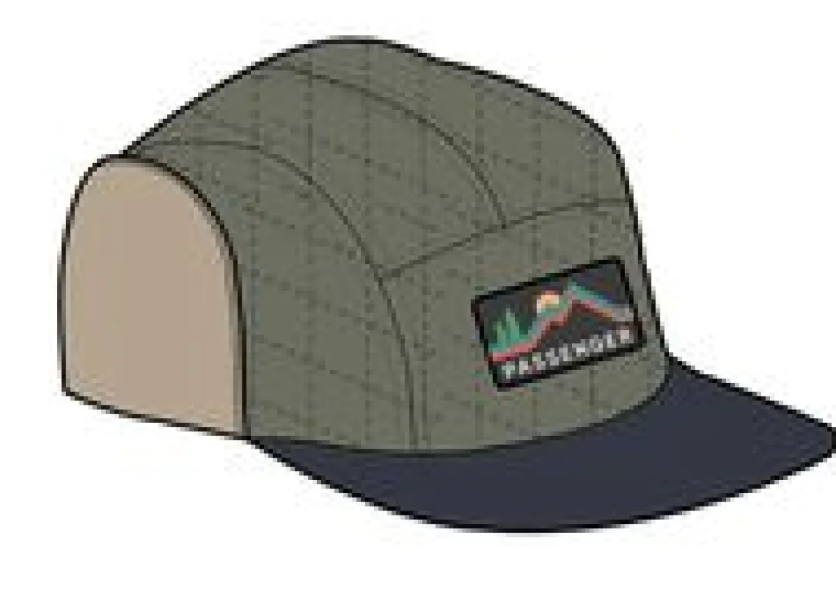 Hats & Caps|Caps & Hats|Passenger Nightfall Recycled Polar Fleece Lined Hat - Dusty Olive DustyOlive