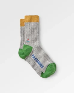 Socks|Passenger Noosa Recycled Crew Socks - Gray Marl GrayMarl