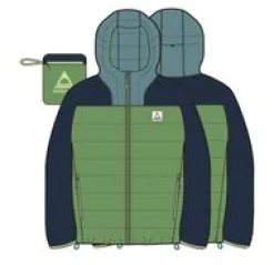 Jackets|Outdoor Active|Passenger Northstar Down Recycled Jacket - Rich Navy/Pear Green/Arctic RichNavy/PearGreen/Arctic