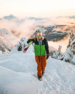 Jackets|Outdoor Active|Passenger Northstar Down Recycled Jacket - Rich Navy/Pear Green/Arctic RichNavy/PearGreen/Arctic