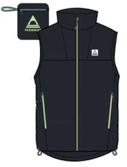Insulated|Passenger Northstar Down Recycled Vest - Black