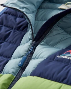 Insulated|Passenger Northstar Down Recycled Vest - Rich Navy/Pear Green/Arctic RichNavy/PearGreen/Arctic