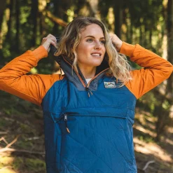 Insulated|Jackets|Passenger Ocean Recycled Insulated Half Zip Jacket - Ensign Blue EnsignBlue