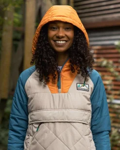 Insulated|Jackets|Passenger Ocean Recycled Insulated Half Zip Jacket - Feather