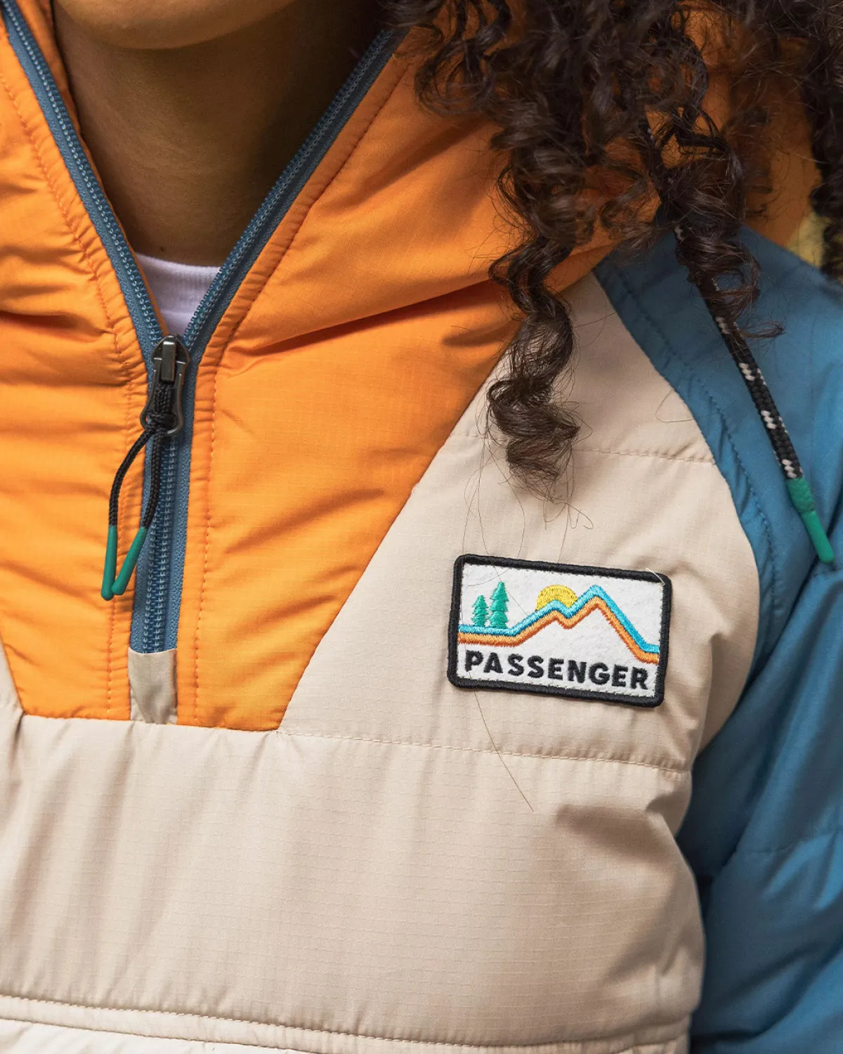 Insulated|Jackets|Passenger Ocean Recycled Insulated Half Zip Jacket - Feather