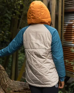Insulated|Jackets|Passenger Ocean Recycled Insulated Half Zip Jacket - Feather