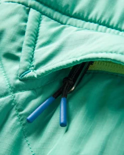 Insulated|Jackets|Passenger Ocean Recycled Insulated Half Zip Jacket - Green Spruce GreenSpruce