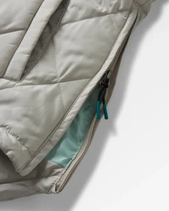 Jackets|Insulated|Passenger Ocean Recycled Insulated Half Zip Jacket - Pebble Gray PebbleGray