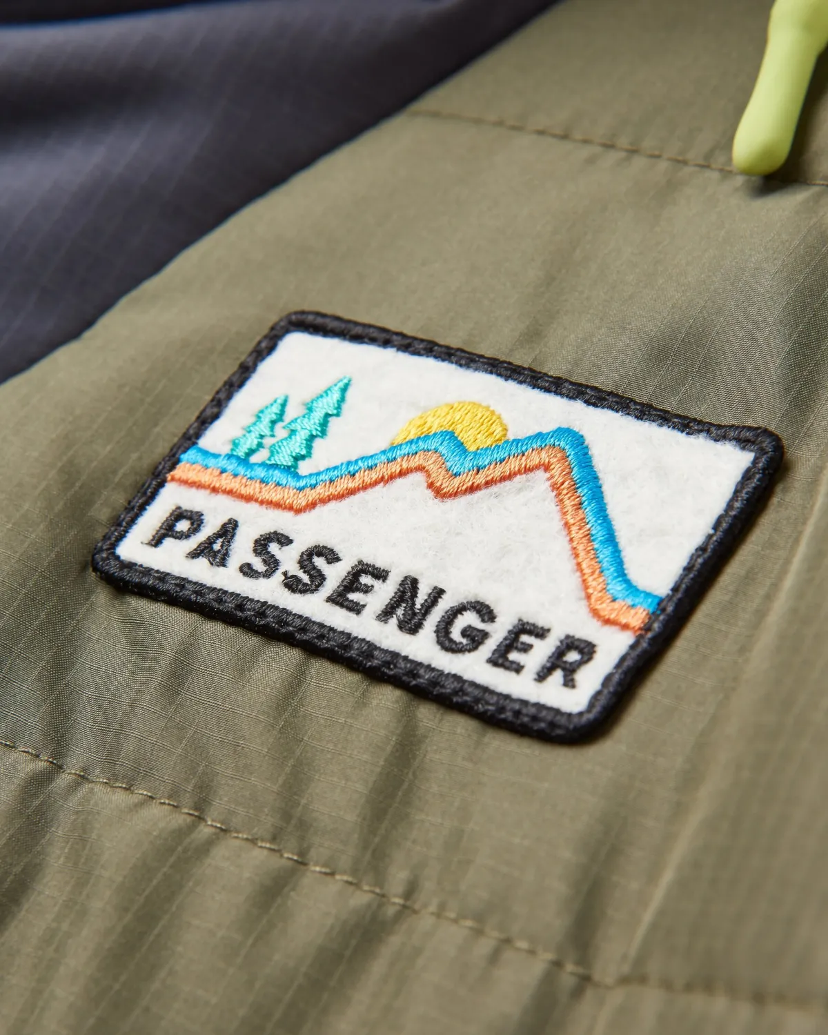 Jackets|Insulated|Passenger Ocean Recycled Insulated Half Zip Jacket - Dusty Olive DustyOlive