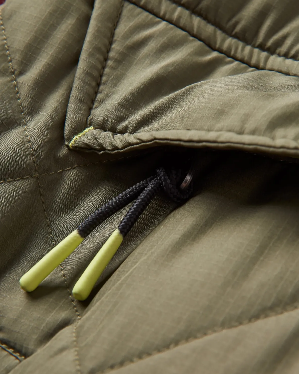 Jackets|Insulated|Passenger Ocean Recycled Insulated Half Zip Jacket - Dusty Olive DustyOlive