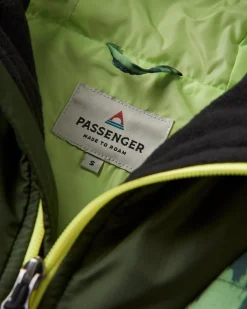 Jackets|Insulated|Passenger Ocean Recycled Insulated Half Zip Jacket - Abstract Mountain Fir Tree AbstractMountainFirTree