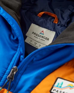 Insulated|Jackets|Passenger Ocean Recycled Insulated Half Zip Jacket - Sunrise Orange SunriseOrange