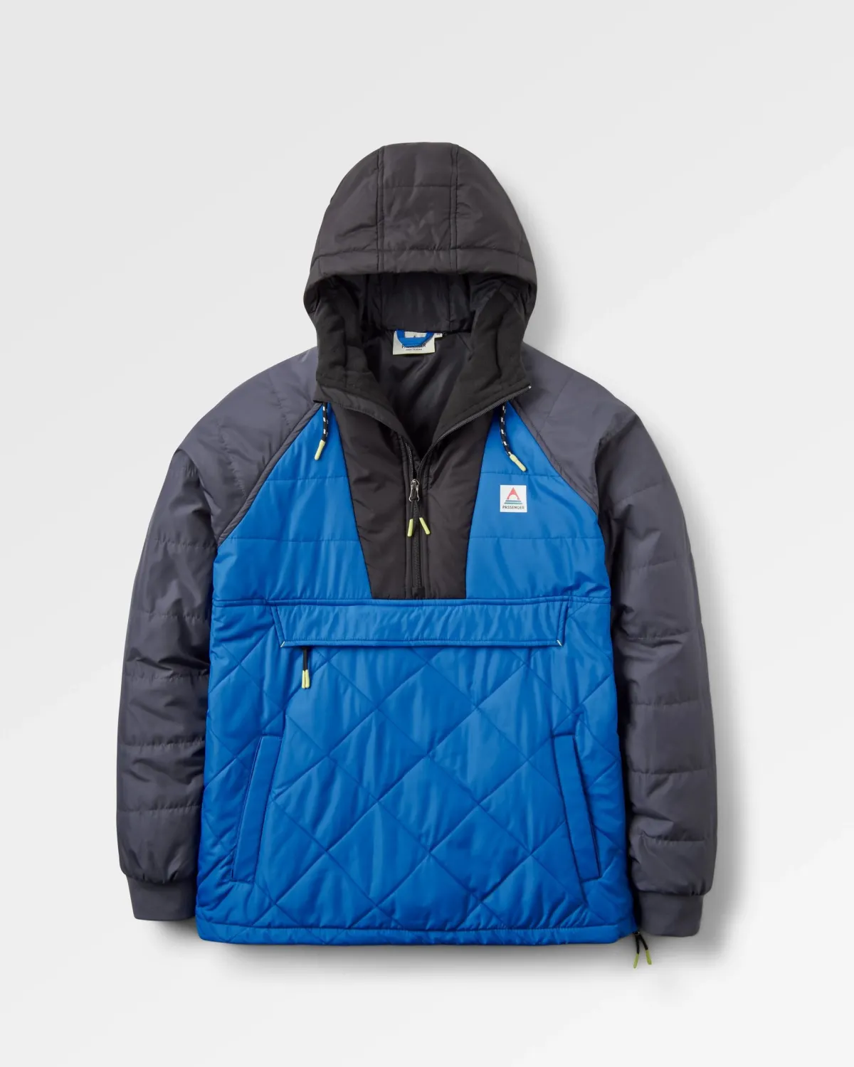 Jackets|Insulated|Passenger Oceanic Recycled Insulated Half Zip Jacket - Azure Blue/Charcoal AzureBlue/Charcoal