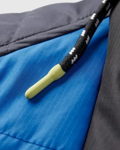 Jackets|Insulated|Passenger Oceanic Recycled Insulated Half Zip Jacket - Azure Blue/Charcoal AzureBlue/Charcoal