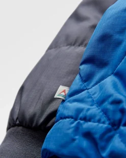 Jackets|Insulated|Passenger Oceanic Recycled Insulated Half Zip Jacket - Azure Blue/Charcoal AzureBlue/Charcoal