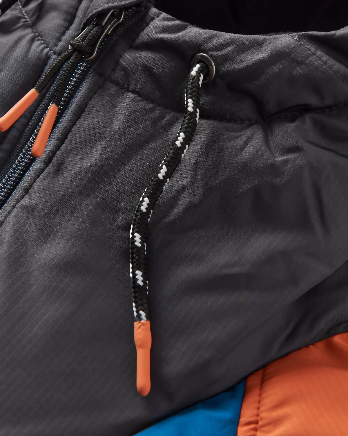 Jackets|Insulated|Passenger Oceanic Recycled Insulated Half Zip Jacket - Tidal Blue/Burnt Orange TidalBlue/BurntOrange