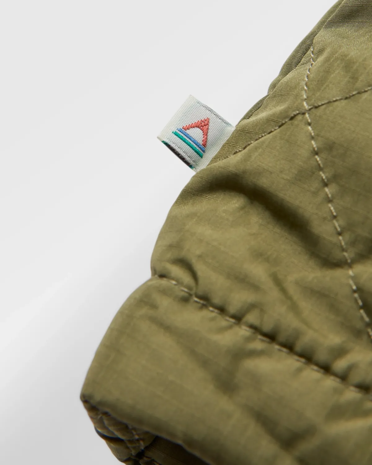 Jackets|Insulated|Passenger Oceanic Recycled Insulated Half Zip Jacket - Black/Khaki Green Black/KhakiGreen