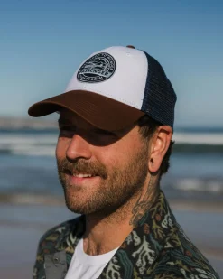 Caps & Hats|Caps & Hats|Passenger Odyssey Mesh Snapback Hat - Rich Navy/Rubber RichNavy/Rubber