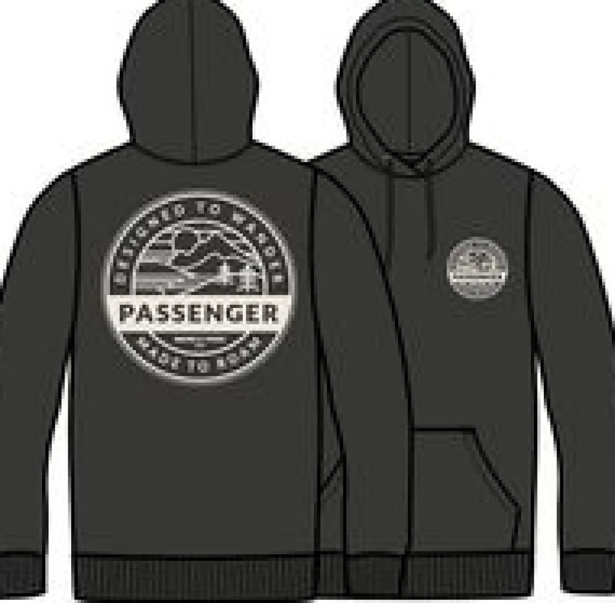 Hoodies|Hoodies & Sweatshirts|Passenger Odyssey Organic Cotton Hoodie - Black