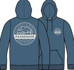 Hoodies|Hoodies & Sweatshirts|Passenger Odyssey Organic Cotton Hoodie - Blue Steel BlueSteel