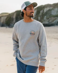 Sweatshirts|Hoodies & Sweatshirts|Passenger Odyssey Organic Cotton Sweatshirt - Mid Gray Marl MidGrayMarl