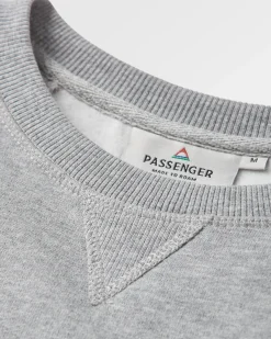 Sweatshirts|Hoodies & Sweatshirts|Passenger Odyssey Organic Cotton Sweatshirt - Mid Gray Marl MidGrayMarl