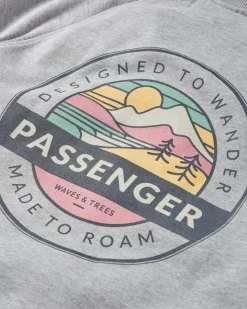 Sweatshirts|Hoodies & Sweatshirts|Passenger Odyssey Organic Cotton Sweatshirt - Mid Gray Marl MidGrayMarl