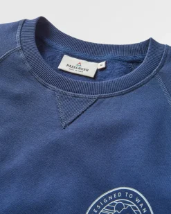 Sweatshirts|Hoodies & Sweatshirts|Passenger Odyssey Organic Cotton Sweatshirt - Rich Navy RichNavy