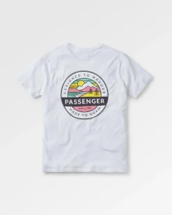 T-Shirts & Tank Tops|T-Shirts & Tank Tops|Passenger Odyssey Recycled Cotton T-Shirt - White
