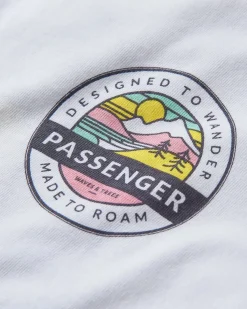 T-Shirts & Tank Tops|T-Shirts & Tank Tops|Passenger Odyssey Recycled Cotton T-Shirt - White