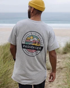 T-Shirts & Tank Tops|T-Shirts & Tank Tops|Passenger Odyssey Recycled Cotton T-Shirt - Gray Marl GrayMarl