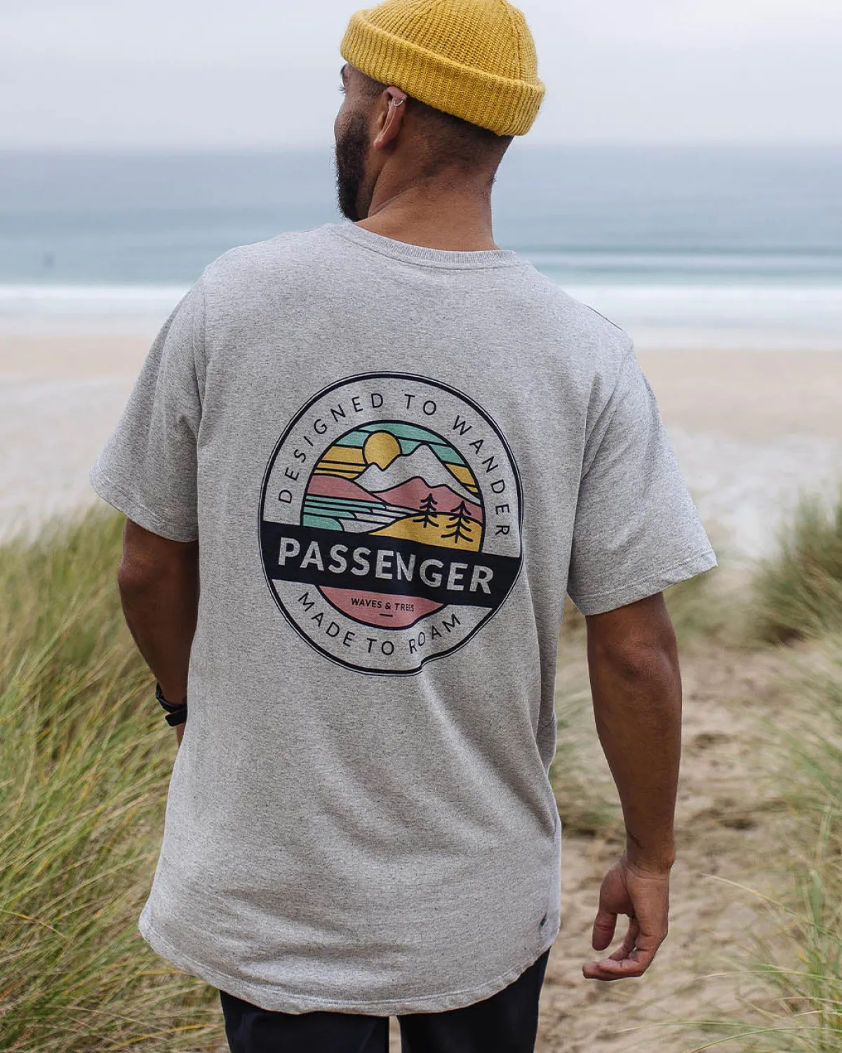 T-Shirts & Tank Tops|T-Shirts & Tank Tops|Passenger Odyssey Recycled Cotton T-Shirt - Gray Marl GrayMarl