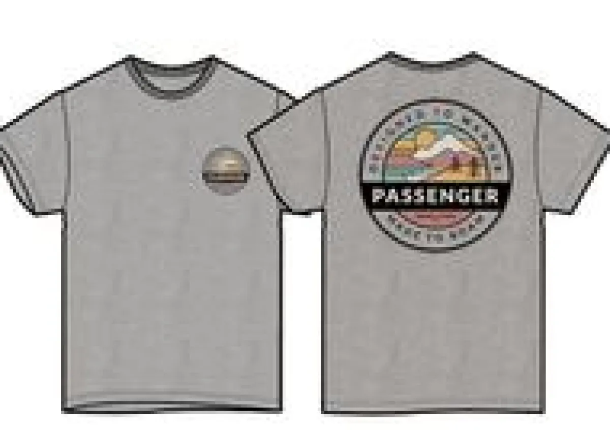 T-Shirts & Tank Tops|T-Shirts & Tank Tops|Passenger Odyssey Recycled Cotton T-Shirt - Gray Marl GrayMarl
