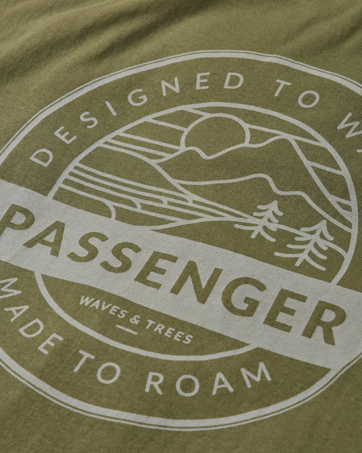 T-Shirts & Tank Tops|T-Shirts & Tank Tops|Passenger Odyssey Recycled Cotton T-Shirt - Khaki Green KhakiGreen